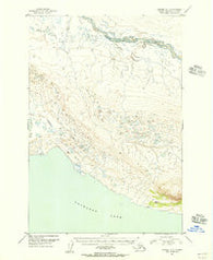 Naknek A-2 Alaska Historical topographic map, 1:63360 scale, 15 X 15 Minute, Year 1951