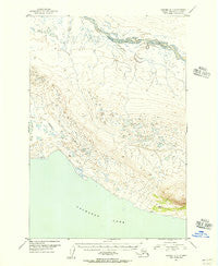 Naknek A-2 Alaska Historical topographic map, 1:63360 scale, 15 X 15 Minute, Year 1951