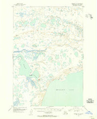 Naknek A-3 Alaska Historical topographic map, 1:63360 scale, 15 X 15 Minute, Year 1951