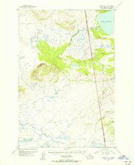 Naknek B-1 Alaska Historical topographic map, 1:63360 scale, 15 X 15 Minute, Year 1951