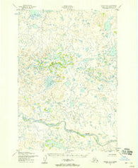 Naknek B-3 Alaska Historical topographic map, 1:63360 scale, 15 X 15 Minute, Year 1952