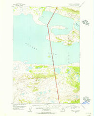 Naknek C-1 Alaska Historical topographic map, 1:63360 scale, 15 X 15 Minute, Year 1951