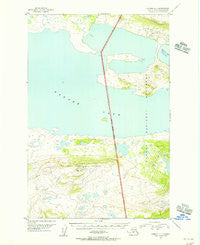 Naknek C-1 Alaska Historical topographic map, 1:63360 scale, 15 X 15 Minute, Year 1951