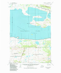 Naknek C-1 Alaska Historical topographic map, 1:63360 scale, 15 X 15 Minute, Year 1951
