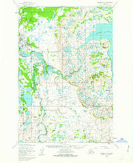 Naknek C-2 Alaska Historical topographic map, 1:63360 scale, 15 X 15 Minute, Year 1952