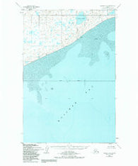 Naknek C-6 Alaska Historical topographic map, 1:63360 scale, 15 X 15 Minute, Year 1952