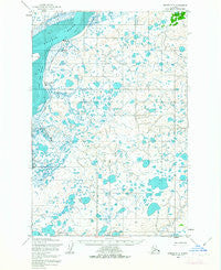 Naknek D-3 Alaska Historical topographic map, 1:63360 scale, 15 X 15 Minute, Year 1952