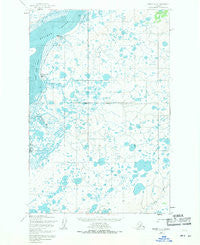 Naknek D-3 Alaska Historical topographic map, 1:63360 scale, 15 X 15 Minute, Year 1952