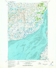 Naknek D-4 Alaska Historical topographic map, 1:63360 scale, 15 X 15 Minute, Year 1952