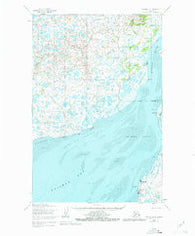 Naknek D-4 Alaska Historical topographic map, 1:63360 scale, 15 X 15 Minute, Year 1952
