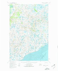 Naknek D-5 Alaska Historical topographic map, 1:63360 scale, 15 X 15 Minute, Year 1952