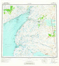 Naknek Alaska Historical topographic map, 1:250000 scale, 1 X 2 Degree, Year 1952