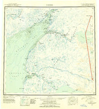 Naknek Alaska Historical topographic map, 1:250000 scale, 1 X 2 Degree, Year 1952