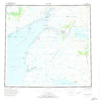 Naknek Alaska Historical topographic map, 1:250000 scale, 1 X 2 Degree, Year 1952