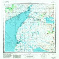 Naknek Alaska Historical topographic map, 1:250000 scale, 1 X 2 Degree, Year 1952