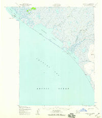 Noatak C-5 Alaska Historical topographic map, 1:63360 scale, 15 X 15 Minute, Year 1952