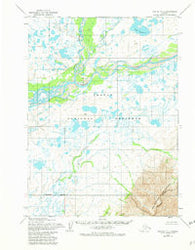 Noatak D-1 Alaska Historical topographic map, 1:63360 scale, 15 X 15 Minute, Year 1955