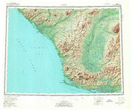 Noatak Alaska Historical topographic map, 1:250000 scale, 1 X 3 Degree, Year 1955