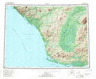 Noatak Alaska Historical topographic map, 1:250000 scale, 1 X 3 Degree, Year 1955