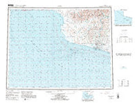 Nome Alaska Historical topographic map, 1:250000 scale, 1 X 3 Degree, Year 1950