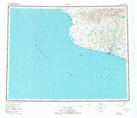 Nome Alaska Historical topographic map, 1:250000 scale, 1 X 3 Degree, Year 1950
