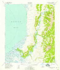 Norton Bay C-4 Alaska Historical topographic map, 1:63360 scale, 15 X 15 Minute, Year 1950