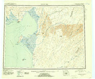 Norton Bay Alaska Historical topographic map, 1:250000 scale, 1 X 3 Degree, Year 1951
