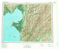 Norton Bay Alaska Historical topographic map, 1:250000 scale, 1 X 3 Degree, Year 1955