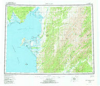 Norton Bay Alaska Historical topographic map, 1:250000 scale, 1 X 3 Degree, Year 1955
