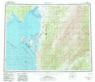 Norton Bay Alaska Historical topographic map, 1:250000 scale, 1 X 3 Degree, Year 1955