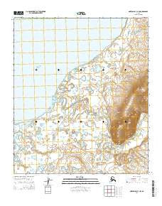 Norton Bay C-4 SW Alaska Current topographic map, 1:25000 scale, 7.5 X 7.5 Minute, Year 2014