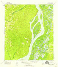 Nulato A-6 Alaska Historical topographic map, 1:63360 scale, 15 X 15 Minute, Year 1952