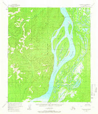 Nulato A-6 Alaska Historical topographic map, 1:63360 scale, 15 X 15 Minute, Year 1952