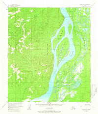Nulato A-6 Alaska Historical topographic map, 1:63360 scale, 15 X 15 Minute, Year 1952
