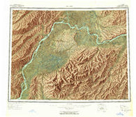 Nulato Alaska Historical topographic map, 1:250000 scale, 1 X 3 Degree, Year 1952