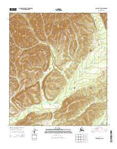 Nulato B-6 SW Alaska Current topographic map, 1:25000 scale, 7.5 X 7.5 Minute, Year 2014