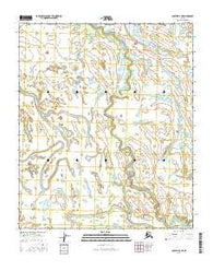 Nulato D-3 NE Alaska Current topographic map, 1:25000 scale, 7.5 X 7.5 Minute, Year 2016