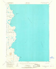 Nunivak Island A-2 Alaska Historical topographic map, 1:63360 scale, 15 X 15 Minute, Year 1952