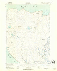 Nunivak Island A-6 Alaska Historical topographic map, 1:63360 scale, 15 X 15 Minute, Year 1952
