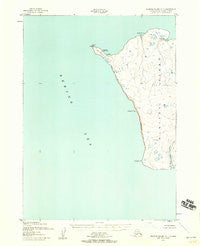 Nunivak Island A-7 Alaska Historical topographic map, 1:63360 scale, 15 X 15 Minute, Year 1952