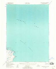 Nunivak Island B-2 Alaska Historical topographic map, 1:63360 scale, 15 X 15 Minute, Year 1952