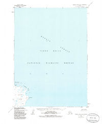 Nunivak Island B-2 Alaska Historical topographic map, 1:63360 scale, 15 X 15 Minute, Year 1952