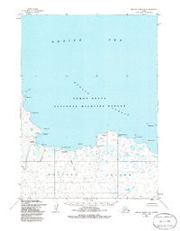 Nunivak Island B-3 Alaska Historical topographic map, 1:63360 scale, 15 X 15 Minute, Year 1952