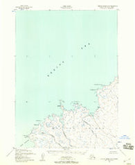 Nunivak Island B-5 Alaska Historical topographic map, 1:63360 scale, 15 X 15 Minute, Year 1952