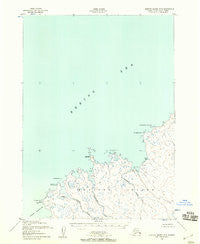 Nunivak Island B-5 Alaska Historical topographic map, 1:63360 scale, 15 X 15 Minute, Year 1952