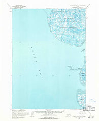 Nunivak Island D-1 Alaska Historical topographic map, 1:63360 scale, 15 X 15 Minute, Year 1954