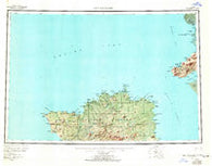 Nunivak Island Alaska Historical topographic map, 1:250000 scale, 1 X 3 Degree, Year 1954