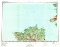 Nunivak Island Alaska Historical topographic map, 1:250000 scale, 1 X 3 Degree, Year 1954