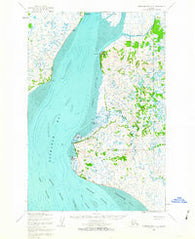 Nushagak Bay D-2 Alaska Historical topographic map, 1:63360 scale, 15 X 15 Minute, Year 1952