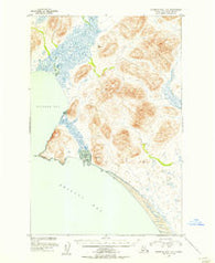 Nushagak Bay D-5 Alaska Historical topographic map, 1:63360 scale, 15 X 15 Minute, Year 1950